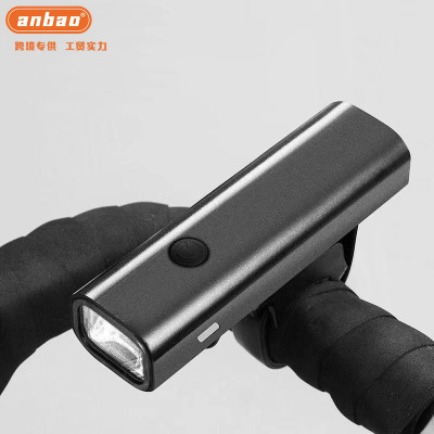 Leopard Bicycle Light Night Riding Strong Light Flashlight Usb Rechargeable Rainproof Mountain Bike Headlight Accessories Wholesale