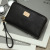 2021 New Ladies' Purse Single Pull Bag Korean Style Student Cross Pattern Wallet Large-Capacity Handbag Wallet