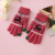 New Women's Autumn and Winter Deer Warm Touch Screen Gloves Fleece-Lined Thickened Cute Fashion Gloves Writing Outdoor Riding