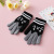 New Winter Cashmere Knitting Gloves Boys and Girls Children Cartoon Cat Face Velvet Warm Outdoor Knitted Gloves