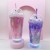 Water Cup Bottom with Light Original Design Ice Cup Hot Silver Candy Unicorn Three-Dimensional Doll Ice Cup Spot Stock