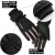 Winter Gloves Men's and Women's Fleece-Lined Thermal Touch Screen Windproof Waterproof Outdoor Riding Gloves Thickened Cotton Ski Gloves