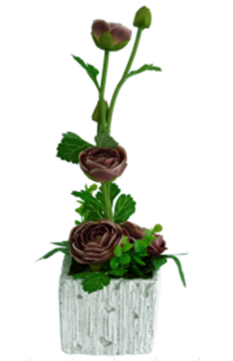 Artificial Flower Ceramic Bonsai Artificial Flower Decoration Desktop Show Window Decoration