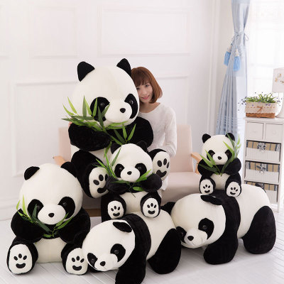 Cute Giant Panda Doll Plush Toys Mother and Child Panda Ragdoll Doll Large Pillow Factory Direct Sales Spot