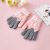 New Winter Cashmere Knitting Gloves Boys and Girls Children Cartoon Cat Face Velvet Warm Outdoor Knitted Gloves