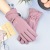 Women's Thermal Gloves Fashionable All-Match Fleece-Lined Thickened Winter Outdoors Sports Cycling Touch Screen Thermal Gloves