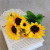 Artificial 10 Sunflower Bouquet Wholesale Home Decoration Artificial Flower Coffee Table Display Silk Flower Flower Bed Flower Arrangement