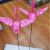 Garden Garden 3D Simulation 6-Inch Flamingo Garden Plug-in Decorative Crafts with Spring