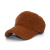 Cross-Border Baseball Cap Women's Lambswool Peaked Cap Autumn and Winter Solid Color Warm Hat Men's Couple Hat