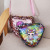 Surprise Doll Children's Bag 2020 New Sequin Cross Body Bag Cute Sequin Shoulder Bag Peach Heart Laser Bag