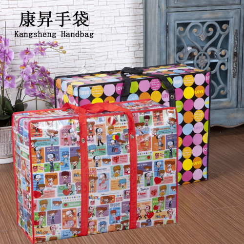 extra large moving bag oxford cloth bag storage snakeskin bag woven bag moving packing bag luggage bag wholesale