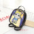 2020 New Children's Bags Laser Cartoon Doll Shoulder Messenger Bag Personalized Colorful Transparent Pu Backpack Foreign Trade