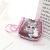 New Children's Sequined Crossbody Bag Cute Doll Girl Sequin Shoulder Bag Kid Cartoon Casual Mini Bag