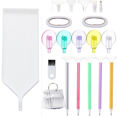 New Diamond Painting Tool Diamond Pen DIY Hanging Ring Buggy Bag Brush Kit Color Plastic Diamond Brush