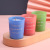 Soy Wax Glass Aromatherapy Candle Cross-Border New Arrival Customized Hand Gift Fresh Air Colorful Cup Aromatherapy Candle