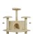 Factory Direct  Combination Double Nest More than Jumping Platform Large Cat Climbing Frame Plush Cloth Sisal Cat Villa