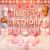 Baby Children Adult Birthday Party Supplies Aluminum Foil Cartoon Balloon Luxury Set Letter Balloon