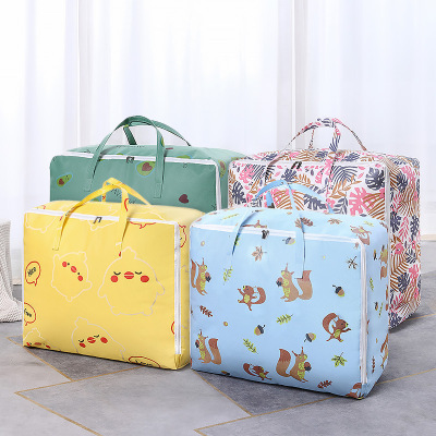 2021 New Creative Cotton Quilt Storage Bag Moisture-Proof and Mildew-Proof Thickened Moving Packing Bag Portable Luggage Storage Bag