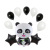 Giant Panda Head Set Aluminum Foil Balloon Baby Full-Year Days Wedding Banquet Celebration Activity Decoration Balloon