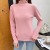Girl's Double-Sided Dralon Turtleneck 2021 New Long Sleeve Underwear Top Women's T-shirt Thickened, Sanded Fabric Bottoming Shirt