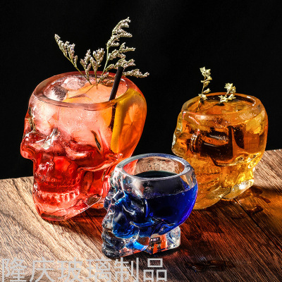 Creative Skull Wine Glass Skull Personality Gift Bar Nightclub Decoration Cocktail Glass Whiskey Glass