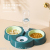 Cloud Cat Double Bowl Integrated Automatic Water Renewal Keep Dry Mouth Drinking Bowl Water Fountain Animal Feeder