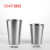 304 Stainless Steel Beer Jar Cup Drop-Resistant Children 'S Cups Single Layer Curling 350ml Logo