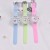 Hot Selling Fashion Creative Glow Colorful Flashing Light Silicone Quartz Watch Couple Watch Student Bracelet Advertising Gift