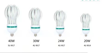 LED Lamp Led30 W Energy Saving Lamp Lotus Lamp 4U 5U 6U Energy Saving Lamp