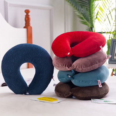 Factory Direct Sales U-Shape Pillow Office Lunch Break Traveling Pillow Activity Gift Customization Company Logo Neck Pillow Plush Toy