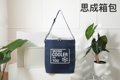 Lunch Bag Thickened Large Insulation Bag Korean Style Waterproof Cold-Keeping Ice Pack Lunch Box Handbag Aluminum Foil Insulation Bag