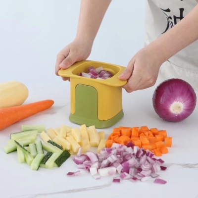 Cross-Border Multi-Function Vegetable Chopper New Household Hand-Pressed Vegetable Cutter Potato Cutting Diced Radish Kitchen Grater