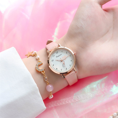 Ice Cream Macaron Watch Girl Ins Style Junior High School Student 2021 New Simple Cute Japanese Style Fresh