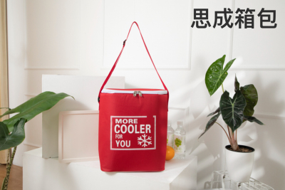 Lunch Bag Thickened Large Insulation Bag Korean Style Waterproof Cold-Keeping Ice Pack Lunch Box Handbag Aluminum Foil Insulation Bag