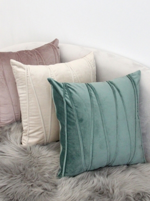 Modern Minimalist Pillow Cushion Sofa Office Siesta Pillow Back Cushion Lumbar Pillow Back Cusion Bedside Cushion Velvet