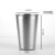 304 Stainless Steel Beer Jar Cup Drop-Resistant Children 'S Cups Single Layer Curling 350ml Logo