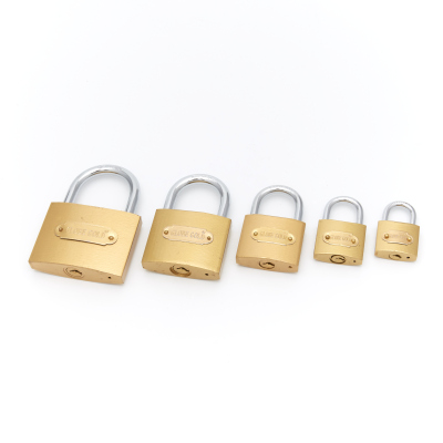 lock padlock Imitation Copper Label Lock