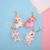 New Cute Cartoon Doll Unicorn Pendant Keychain Ornaments Fashion Bag Package Pendant Car Key Ring