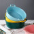 Hot sale Household Steamed Egg Baking Bowl With Double Handle Creative Ceramic Stew Soup Fruit Salad Bowl