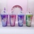 Water Cup Cup Original Design Unicorn Bubble Ball Cup with Straw Double-Layer Cup Factory Direct Sales Spot Stock