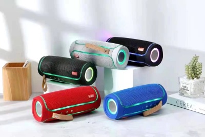 New Tg287 Colorful Light Wireless Bluetooth Speaker Outdoor Portable Bluetooth Speaker with Handle