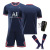 21-22 New Paris Home Court No. 30 Massey Jersey No. 7 Mbape No. 10 Neymar Soccer Suit Set with Socks