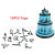 New 17 Fondant Cake Pressing Die Stencil Biscuit Cookies Cutter Baking Cake Topper Tools