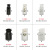 Factory Cross-Border Button Plastic Spring Fastener Nylon Wear String Clip Black Bag Shoes Pull Decorative Buttons