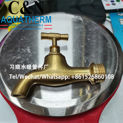 Supply High Quality Copper Water Faucet 4 Points 6 Points Copper Water Nozzle Africa Hot Selling Product Factory Direct Sales