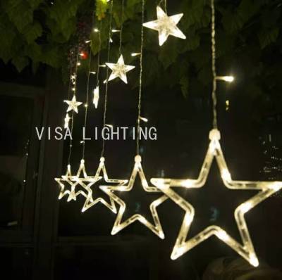 LED Star Curtain Light Small Colored Lights Flashing Light String Light Room Bedroom Decorative String Lights