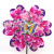 Double-Layer Tulip Fiberglass Rod Big Windmill Outdoor Ground Park Decoration Toys Hot Sale Hot Sale Factory Direct Sales