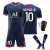 21-22 New Paris Home Court No. 30 Massey Jersey No. 7 Mbape No. 10 Neymar Soccer Suit Set with Socks