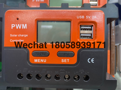 10a-60a PWM off-Grid Solar Charging Controller USB Output Solar Controller