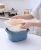 Plastic Shang Double-Layer Vegetable Washing Basket Sink Drainage Basket Fabulous Rice Washing Gadget Household Kitchen Vegetable Washing Fruit Basket